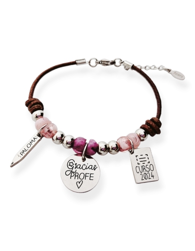 Pulsera GRACIAS PROFE,...