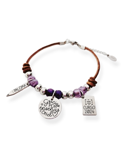 Pulsera GRACIAS POR ENSEÑAR...
