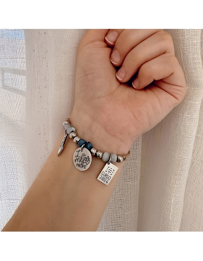 Pulsera con frase (LA MEJOR... 2