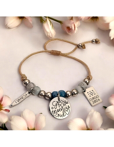 Pulsera con frase (GRACIAS POR...