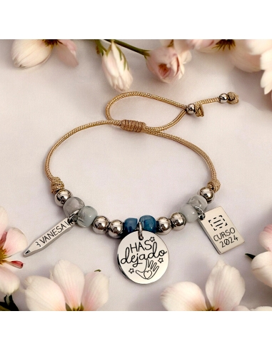 Pulsera con frase (HAS DEJADO HUELLA)...