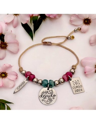 Pulsera con frase (HAS DEJADO HUELLA)...