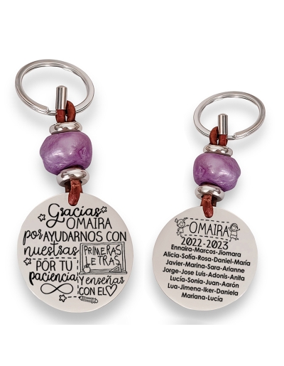 Llavero con frase (Gracias... 2