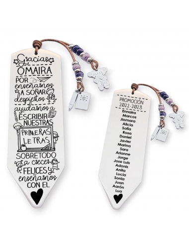 Marcapáginas LÁPIZ, con frase (Por...