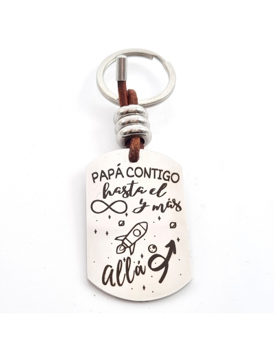 Llavero (Papá, contigo...