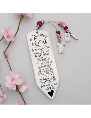 Marcapáginas LÁPIZ POPPY, con frase...