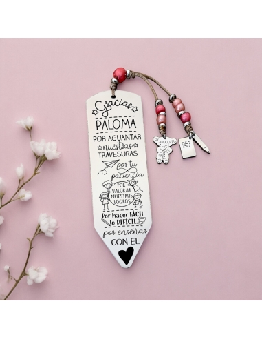 Marcapáginas LÁPIZ POPPY, con frase...