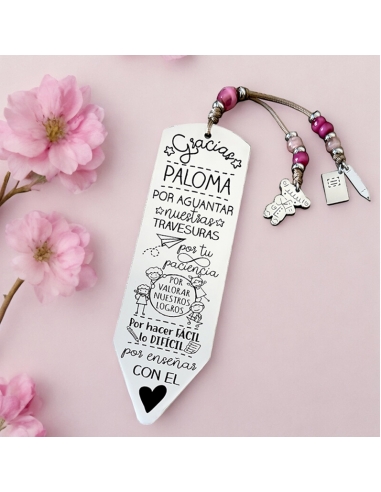 Marcapáginas LÁPIZ POPPY, con frase...