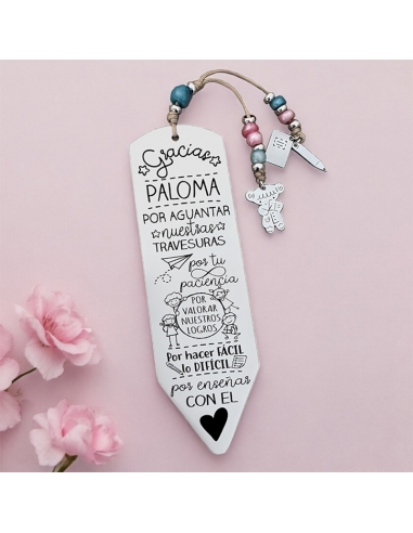 Marcapáginas LÁPIZ POPPY, con frase...