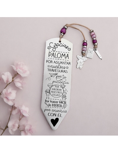 Marcapáginas LÁPIZ POPPY, con frase...