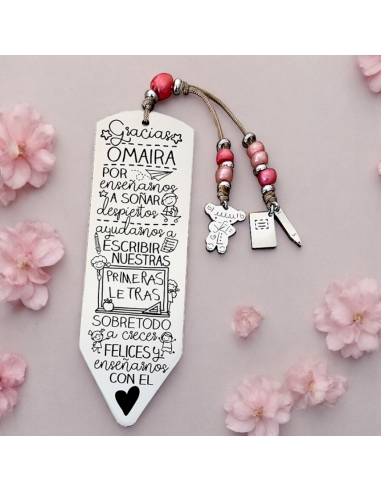 Marcapáginas LÁPIZ POPPY, con frase...