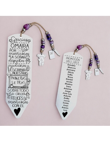 Marcapáginas LÁPIZ POPPY, con frase...