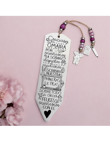 Marcapáginas LÁPIZ POPPY, con frase...