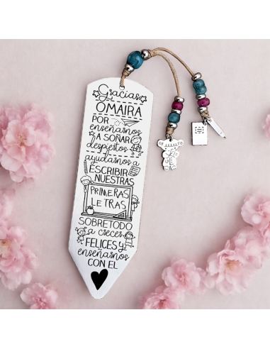 Marcapáginas LÁPIZ POPPY, con frase...