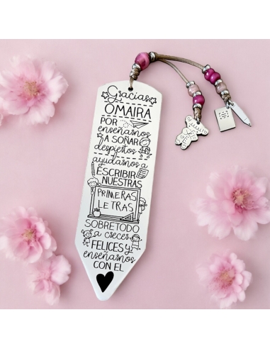 Marcapáginas LÁPIZ POPPY, con frase...