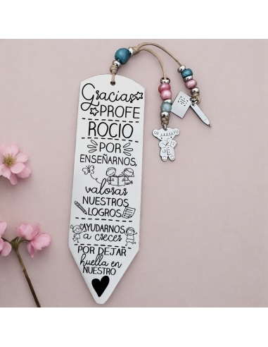 Marcapáginas LÁPIZ, con frase...