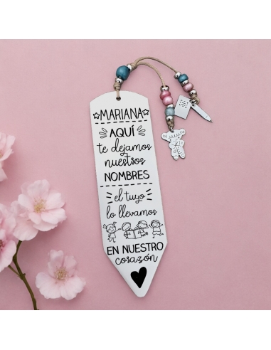 Marcapáginas LÁPIZ POPPY, con frase...