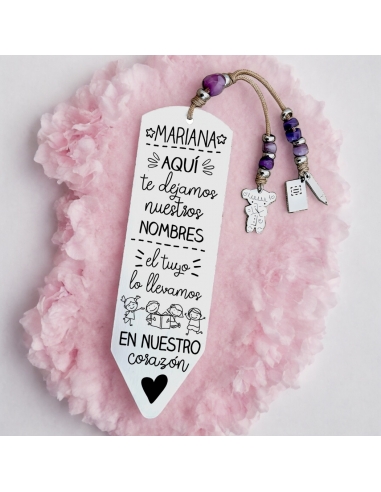 Marcapáginas LÁPIZ POPPY, con frase...