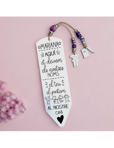 Marcapàgines LÁPIZ POPPY, amb frase...