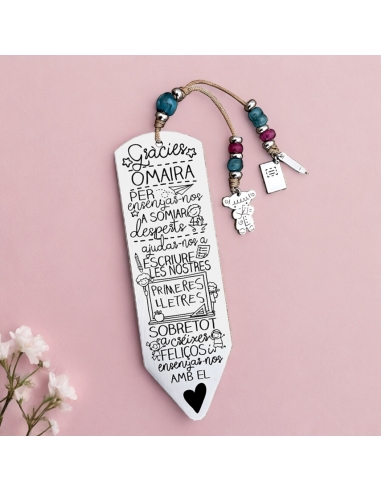 Marcapáginas LÁPIZ POPPY, con frase...