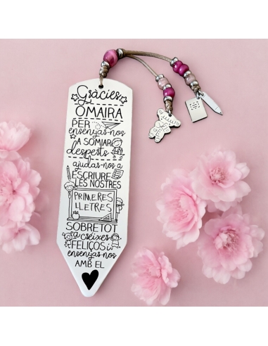 Marcapáginas LÁPIZ POPPY, con frase...