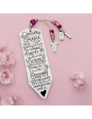 Marcapáginas LÁPIZ POPPY, con frase...