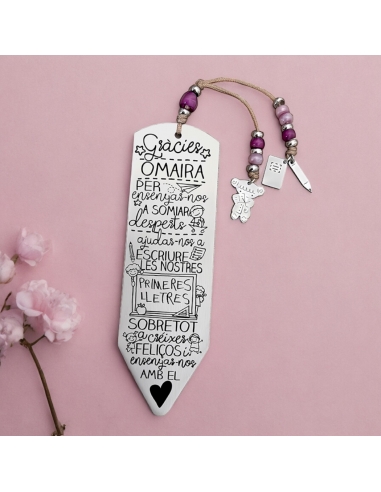 Marcapáginas LÁPIZ POPPY, con frase...