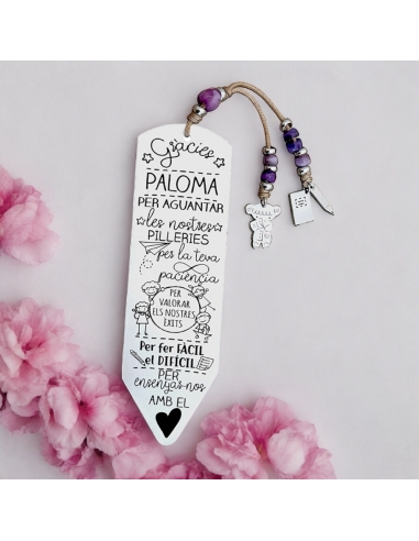 Marcapàgines LÁPIZ POPPY, amb frase...