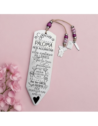 Marcapàgines LÁPIZ POPPY, amb frase...