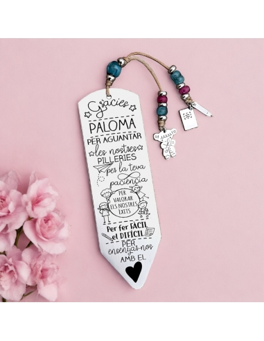 Marcapàgines LÁPIZ POPPY, amb frase...