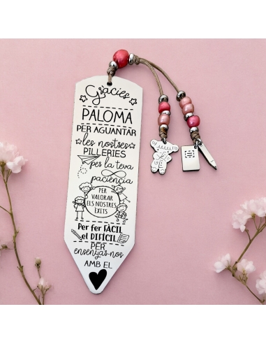 Marcapàgines LÁPIZ POPPY, amb frase...