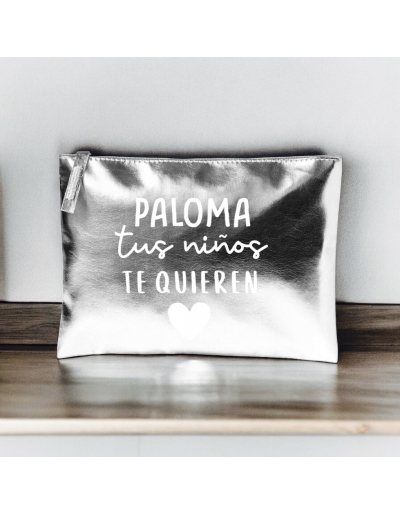 Neceser metalizado con...