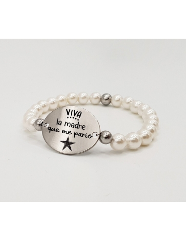 Pulsera ORIGEN, con frase (Viva la...