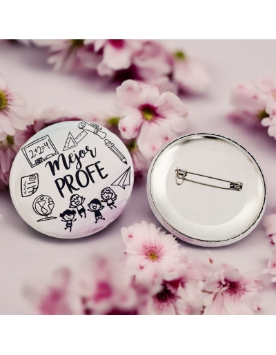 Chapa Mejor Profe, chapa de...