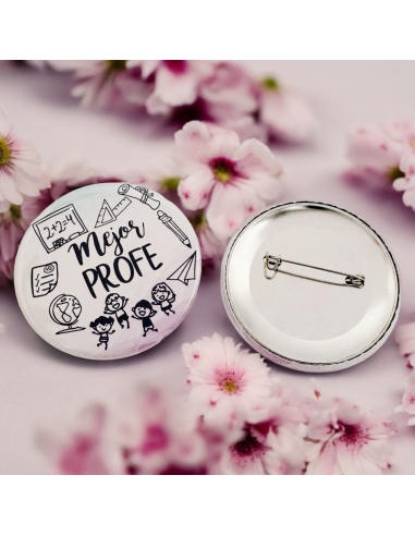 Chapa Mejor Profe, chapa de pin,...