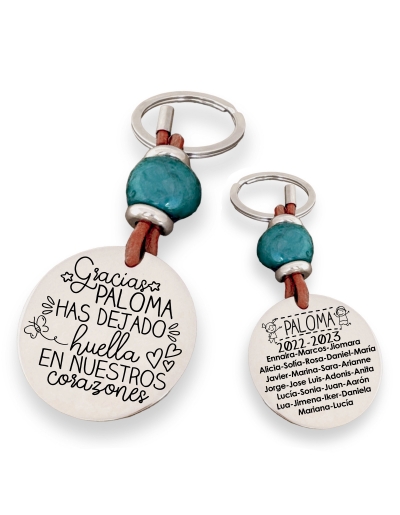 Llavero con frase (Gracias... 2