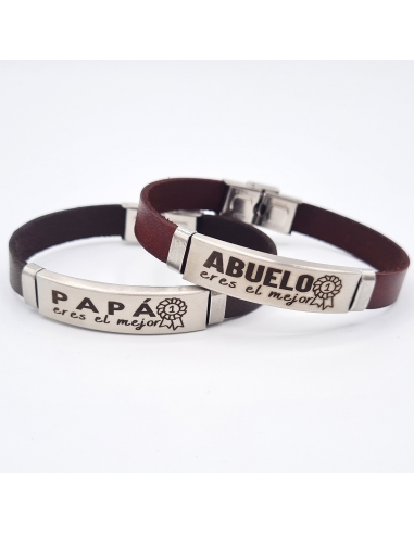 PULSERA (Eres el mejor papá y abuelo)...