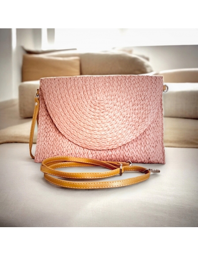 Bolso de paja, con mensaje... 2