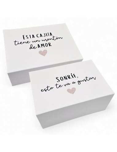 Caja de cartón con cierre de imán,...