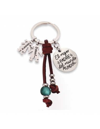 Llavero con frase (El mejor PADRE del...