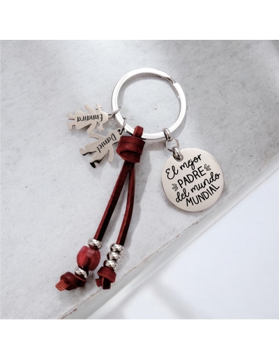 Llavero con frase (El mejor... 2