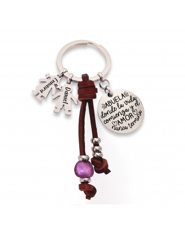 Llavero personalizado con nombres,...