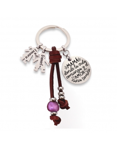 Llavero personalizado con nombres,...