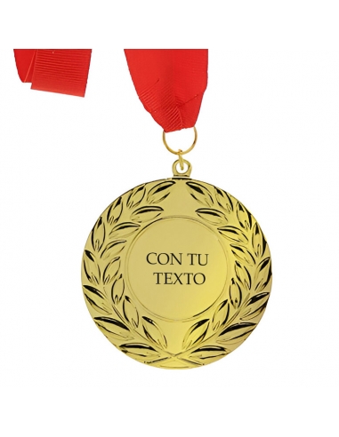 Medalla Dorada Personalizada. Un...