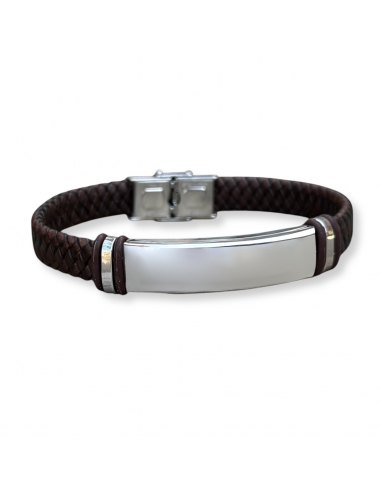 Pulsera modelo MOISES-2 de cuero...