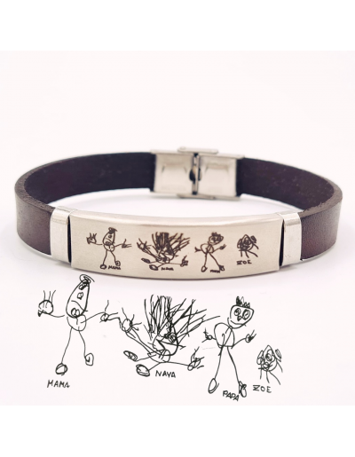 Pulsera de cuero, modelo...