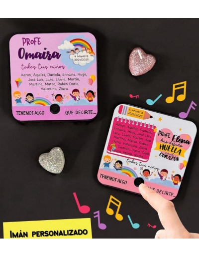 Imán con canción totalmente...