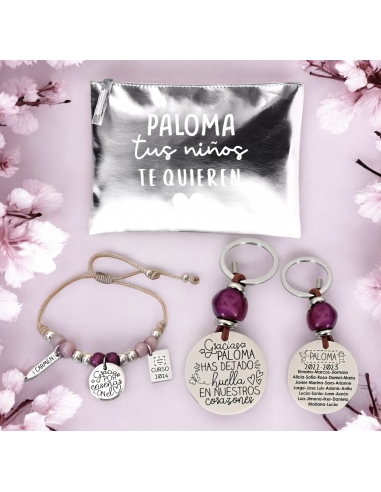 KIT-4 Plateado, para la profe,...