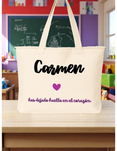 Bolsa fleco personalizado con el...