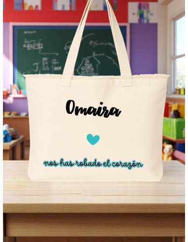 Bolsa fleco personalizado con el...